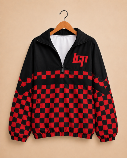 Game Day Checkered - Lubbock Cooper Windbreaker