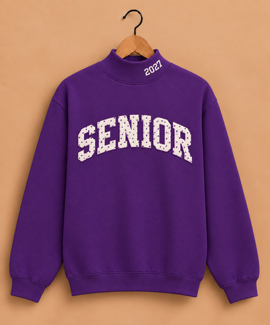 Senior 2027 Mockneck - Purple