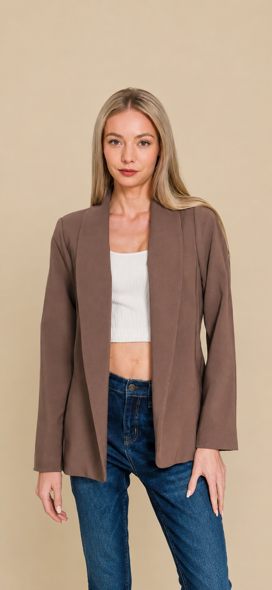 Boss Babe Blazer With Lining by Zenana