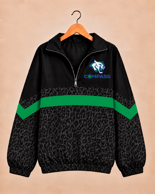 Compass Cougars Midnight Leopard Windbreaker