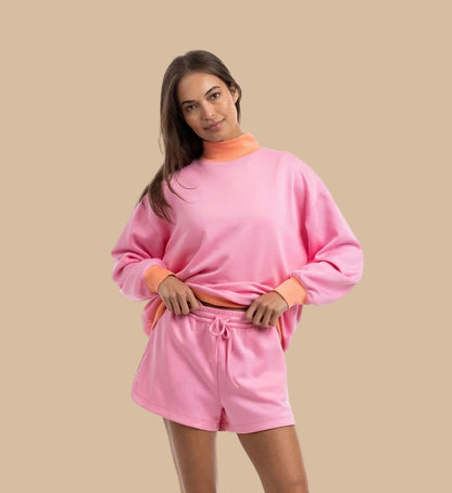 Bubblegum Mock Neck Set (Pre-Order)