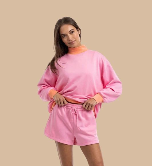 Bubblegum Mock Neck Set (Pre-Order)