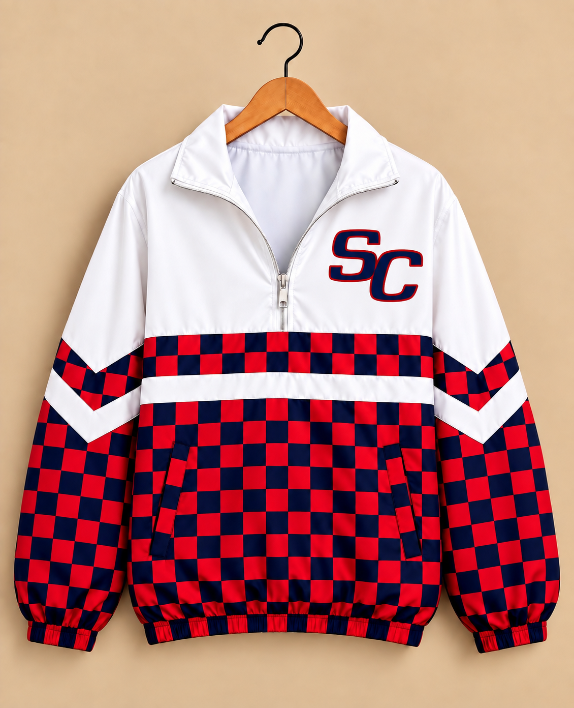 South Central Satellites Checkered Windbreaker
