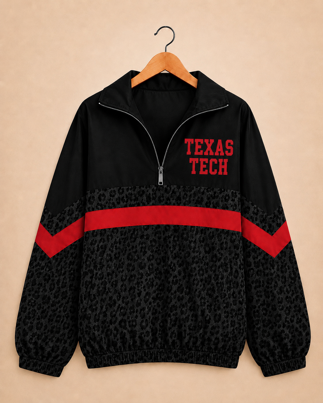 Midnight Spirit Texas Tech Windbreaker