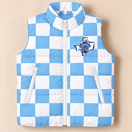 Greenwood Ranger Checkered Puffer Vest - PREORDER