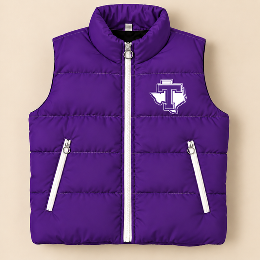 Custom Classic Tarleton State Puffer Vest - PREORDER
