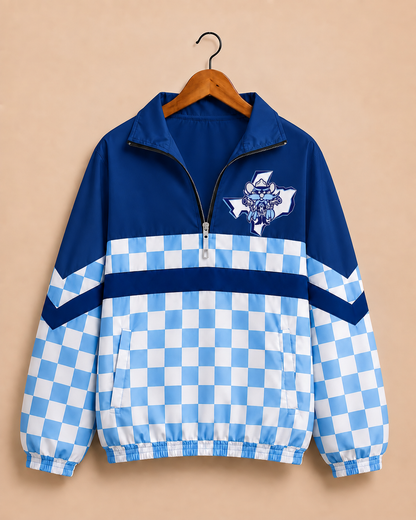 Greenwood Rangers Checkered Windbreaker