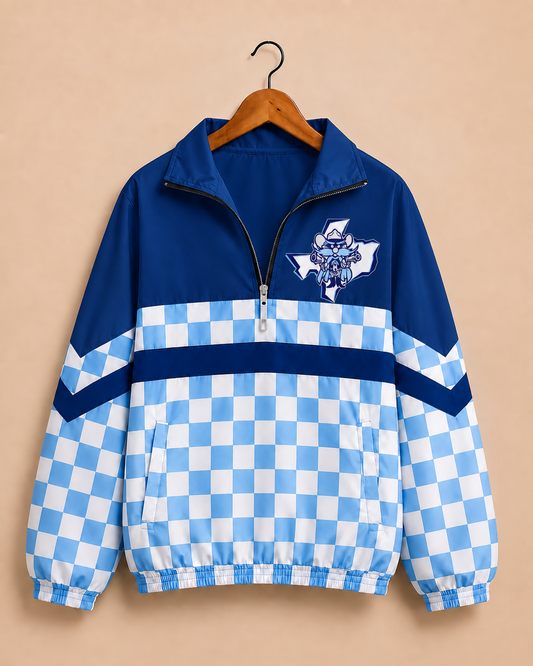 Greenwood Rangers Checkered Windbreaker