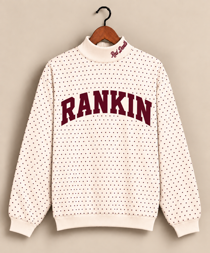 Rankin Red Devils Polkadot Mockneck