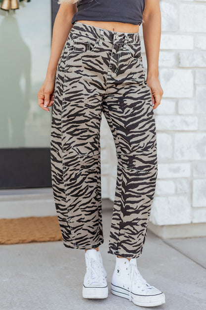 Can't Be Tamed Barrel Jeans
