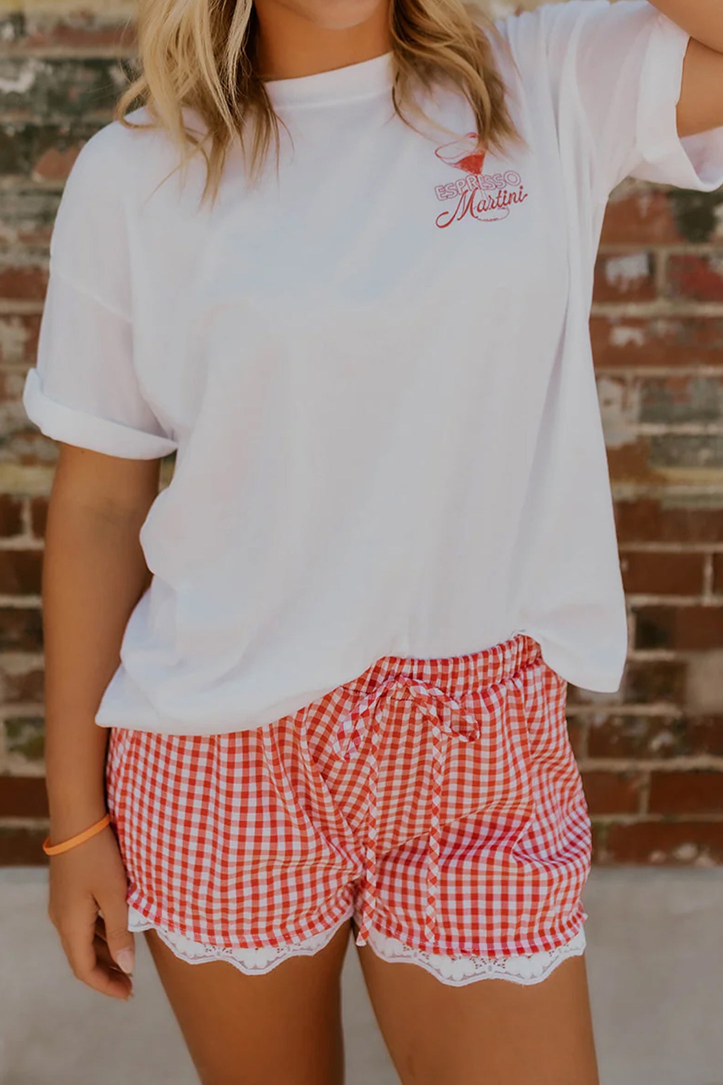 Pretty In Gingham Shorts